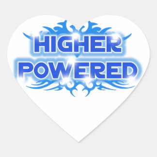 Higher Powered Heart Sticker