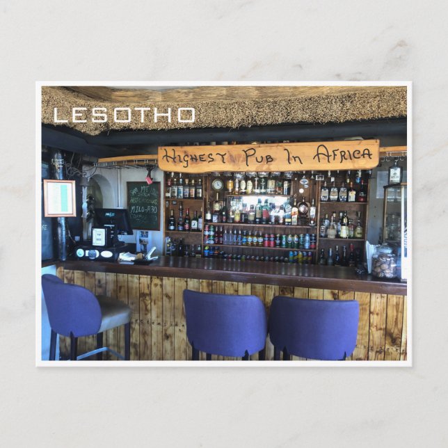 highest pub africa postcard (Front)