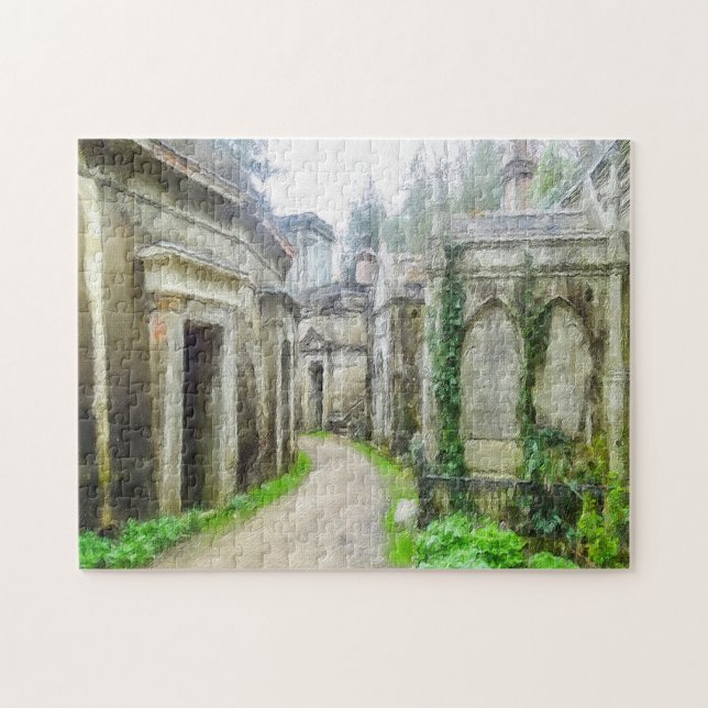 Highgate Cemetery Jigsaw Puzzle (Horizontal)