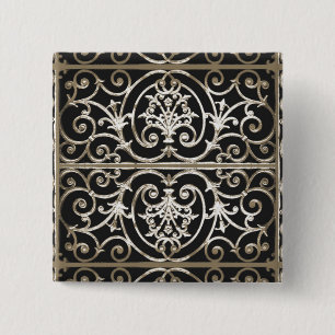 Highgate Iron 15 Cm Square Badge