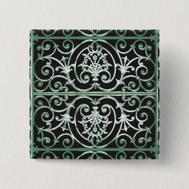 Highgate Iron 15 Cm Square Badge (Front)