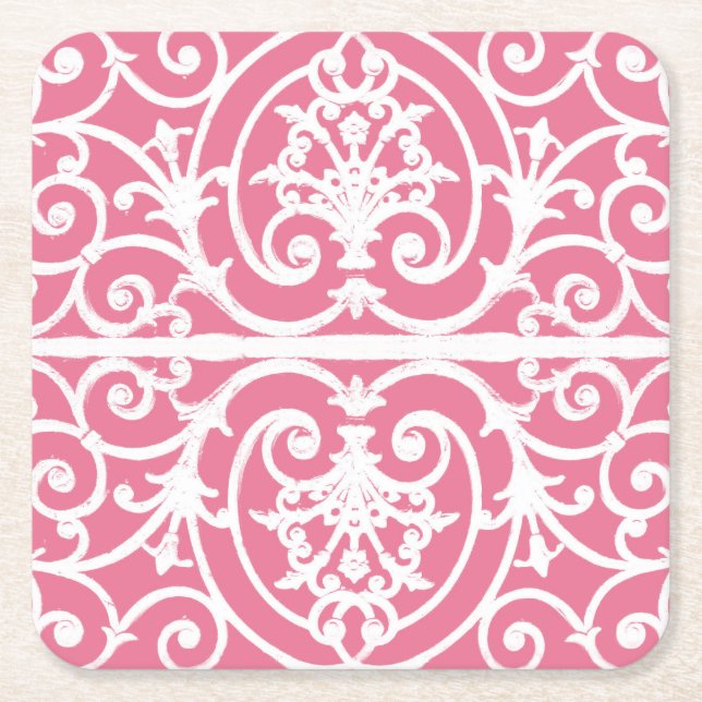Highgate Iron Square Paper Coaster (Front)
