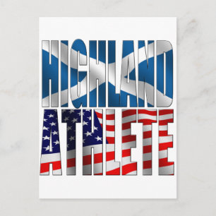 Highland Athlete Postcard