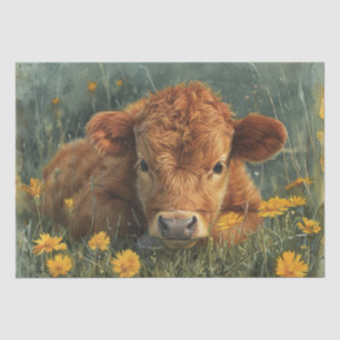 Highland Baby Cow Tissue Paper