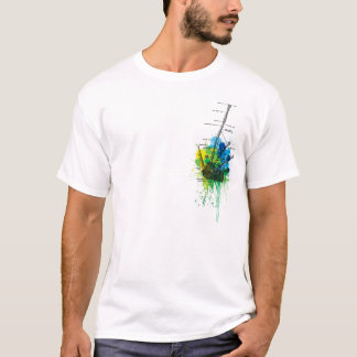 Highland bagpipe - fresh green colours T-Shirt