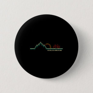 Highland Bike Park New Hampshire Mountain Biking  6 Cm Round Badge