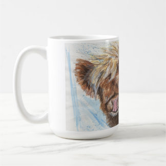 Highland calf coffee mug