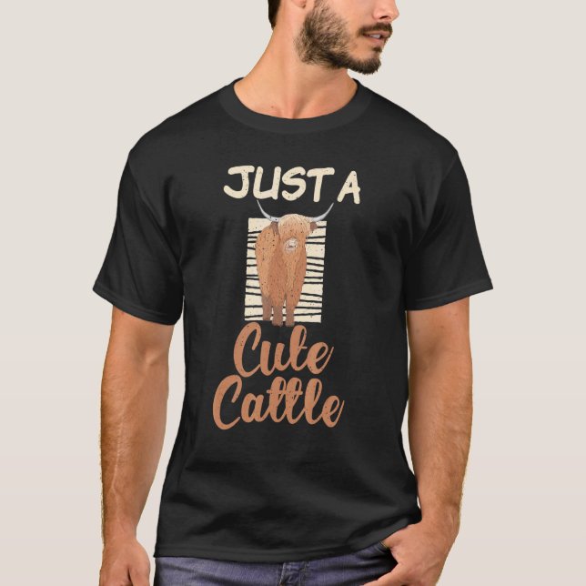 Highland Cattle Breed T-Shirt (Front)