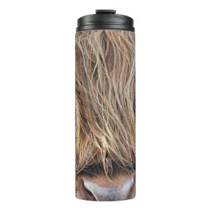 HIGHLAND CATTLE COW FACE THERMAL TUMBLER