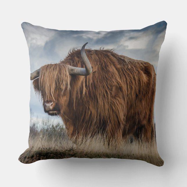 Highland Cattle Cushion (Front)