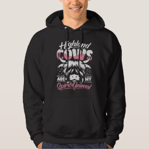 Highland Cattle Cute Highland Cows Are My Spirit A Hoodie