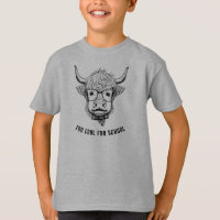 Highland Cattle Scottish Cow transparent design 