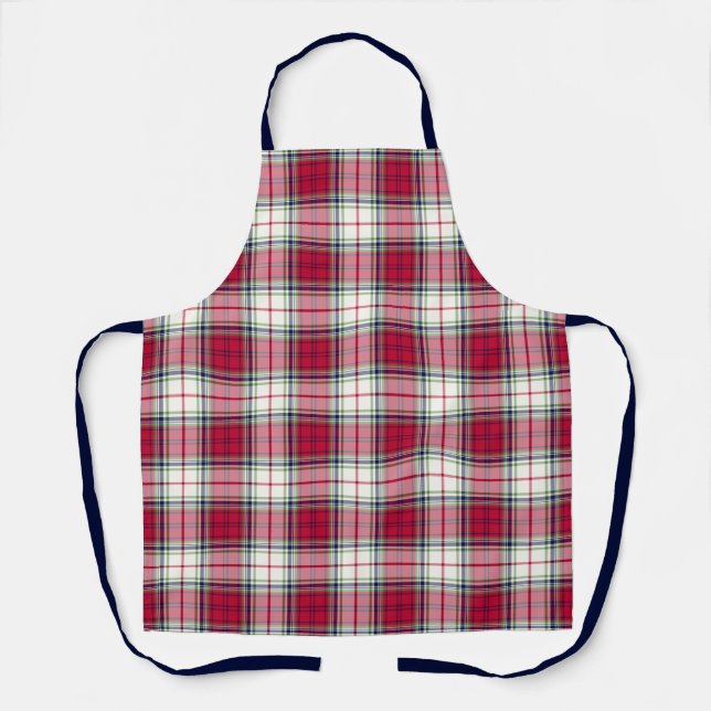 Highland Christmas Plaid Apron (Front)
