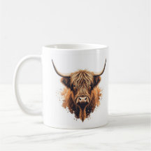 Highland Coo Greeting Card - 