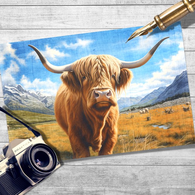 Highland Cow 1 Decoupage Paper (Creator Uploaded)