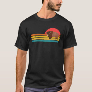 Highland Cow Animal Retro Vintage T-Shirt