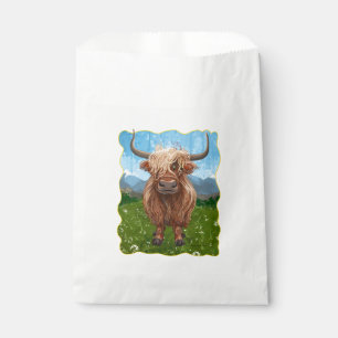 Highland Cow BDay Party Favour Bags