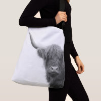 Highland Cow Black & White #4