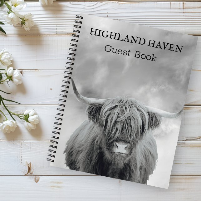 Highland Cow Cabin Guest Book  (Creator Uploaded)