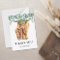 Highland Cow Calf Baby Shower Eucalyptus Thank you