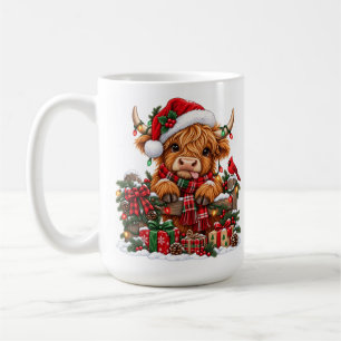 Highland Cow Christmas Gifts Cosy Christmas Coffee Mug