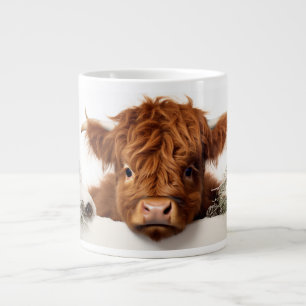 Highland Cow Christmas  Large Coffee Mug