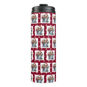 highland cow Christmas Thermal Tumbler