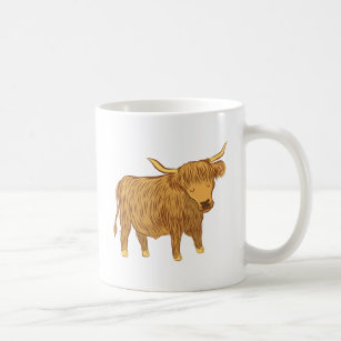 highland cow (coo) coffee mug