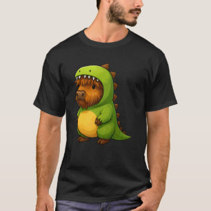 Highland Cow Dinosaur Costume Trex Animal Lover Bo T-Shirt