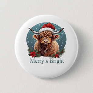 Highland Cow Essential T-Shirt 6 Cm Round Badge