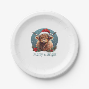 Highland Cow Essential T-Shirt Paper Plate