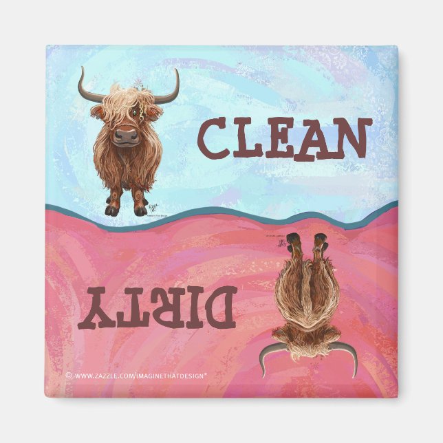Highland Cow Gifts & Accessories Magnet (Front)