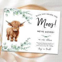 Highland Cow Greenery Farm New Address Moving