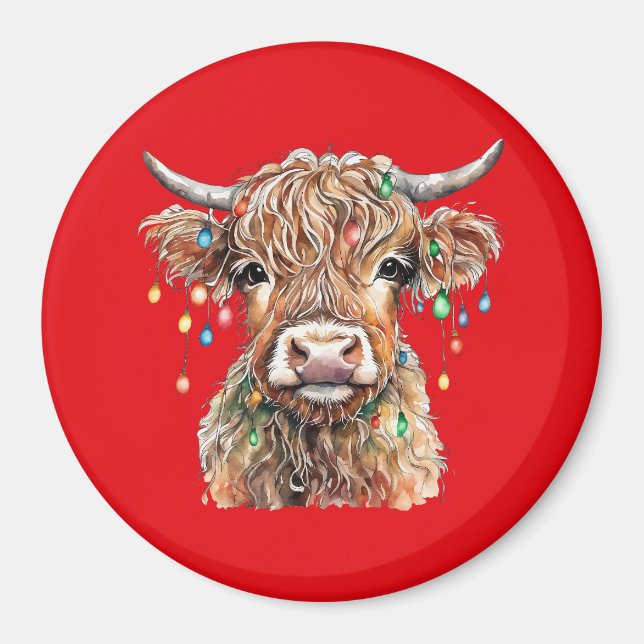 Highland Cow Magnet (Front)