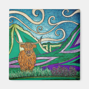 Highland Cow - Magnet