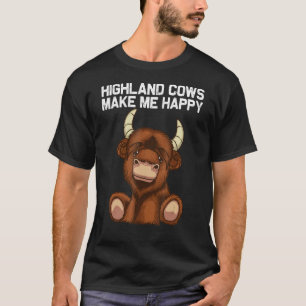 Highland Cow Men Women Cute Scottish Cow _2 T-Shirt