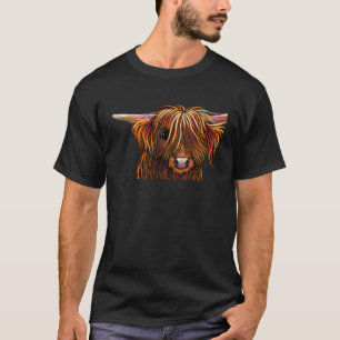 Highland Cow Print Animal Print  Jeremy u2018 T-Shirt