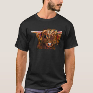 Highland Cow Print Animal Print Jeremy u2018 T-Shirt