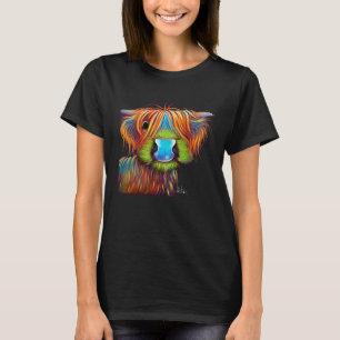 Highland cow print animal print STaNLeY T-Shirt