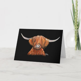 HiGHLaND CoW PRiNT ‘CHaRLeY’ BY SHiRLeY MacARThuR Card