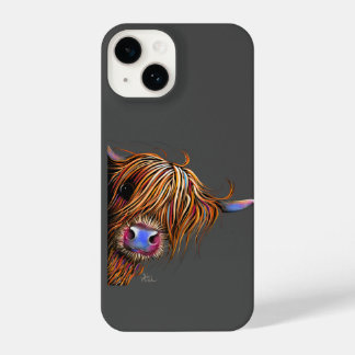 Highland Cow Print IPhone Case SuGaR LuMP oN GReY
