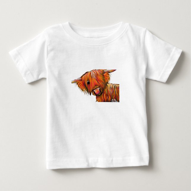 HiGHLaND CoW PRiNT SCoTTiSH ' RaY (oF SuNSHiNe) Baby T-Shirt (Front)