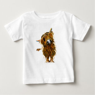 Highland Cow Print T-SHiRT ' CoooWeee '