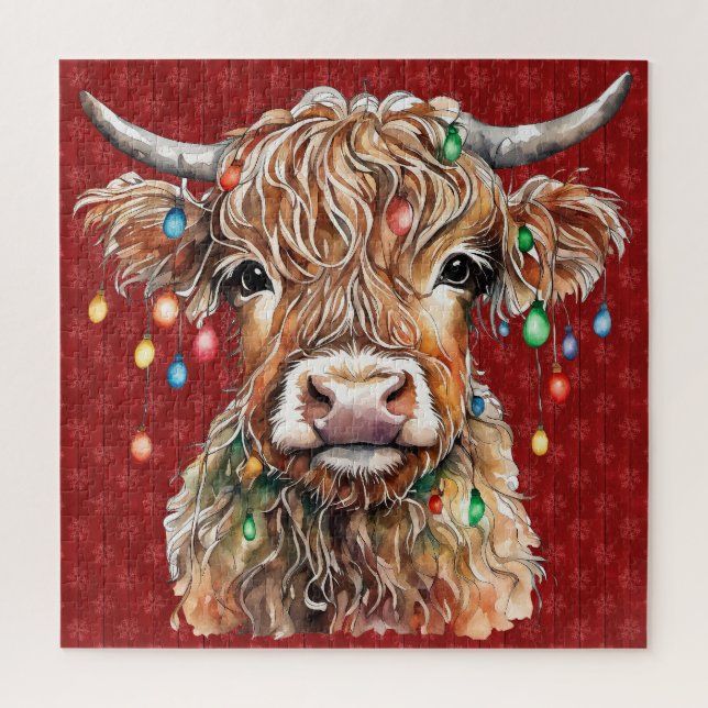 Highland Cow Puzzle (Vertical)