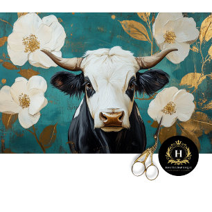 Highland Cow Rustic Boho Farmhouse Decoupage Tissue Paper