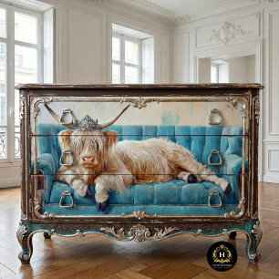 Highland Cow Rustic Boho Sofa Spa Decoupage Tissue Paper