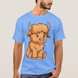 Highland Cow Scotland Farmers T-Shirt