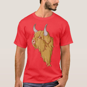 Highland Cow Scotland Farmers T-Shirt