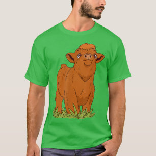 Highland Cow Scotland Farmers T-Shirt