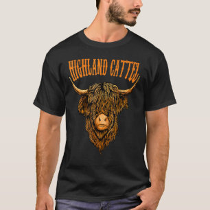 Highland Cow Scottish Highland Cattle T-Shirt